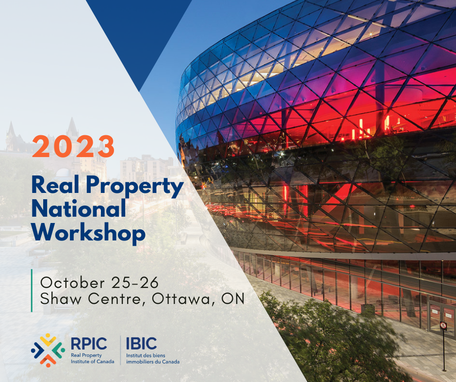 Join us at the 2023 Real Property National Workshop!